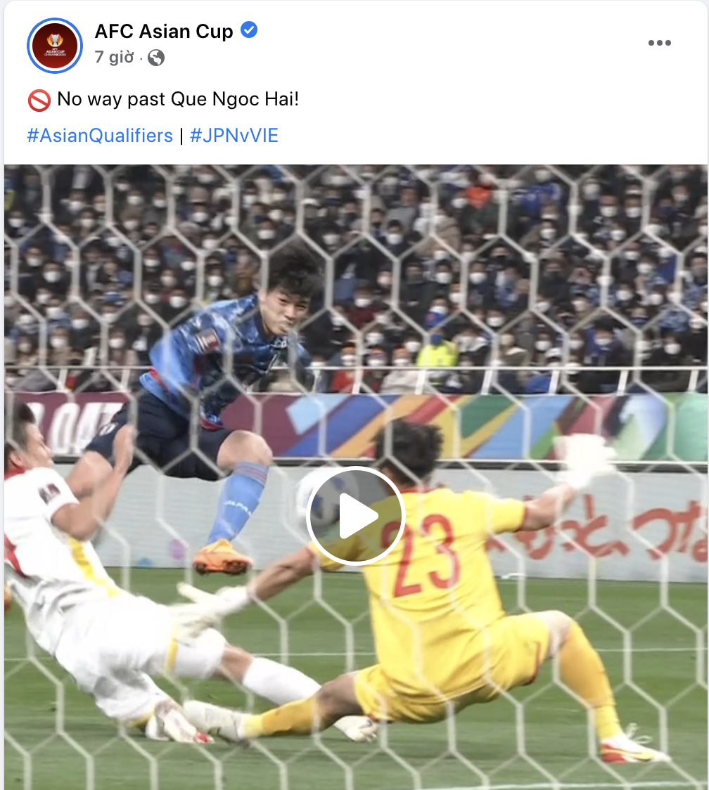 que ngoc hai nhan loi khen dac biet tu afc sau tran do suc voi doi tuyen nhat ban que ngoc hai nhan loi khen dac biet tu afc sau tran do suc voi doi tuyen nhat ban