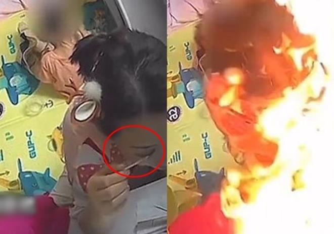 nguoi phu nu gap su co hu hon khi dung bat lua va bong ngoay tai de uon mi nguoi phu nu gap su co hu hon khi dung bat lua va bong ngoay tai de uon mi