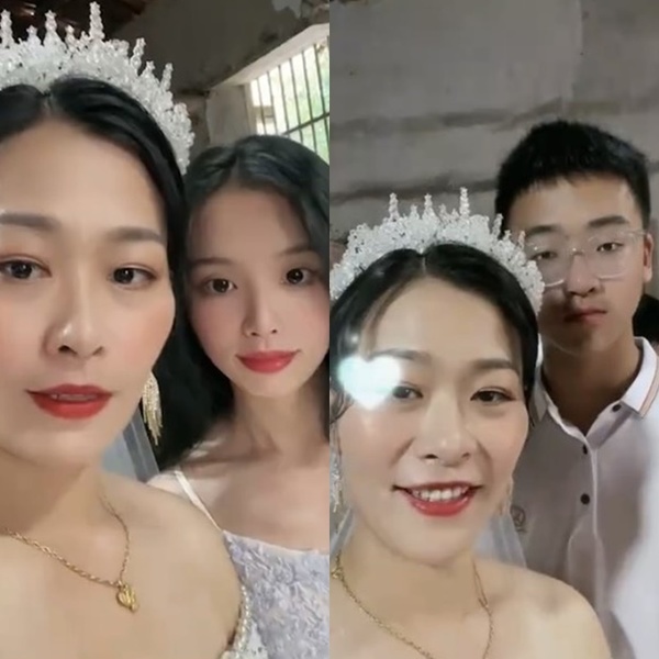 xuc dong canh con trai 14 tuoi be me ve nha chong moi trong ngay tai hon
