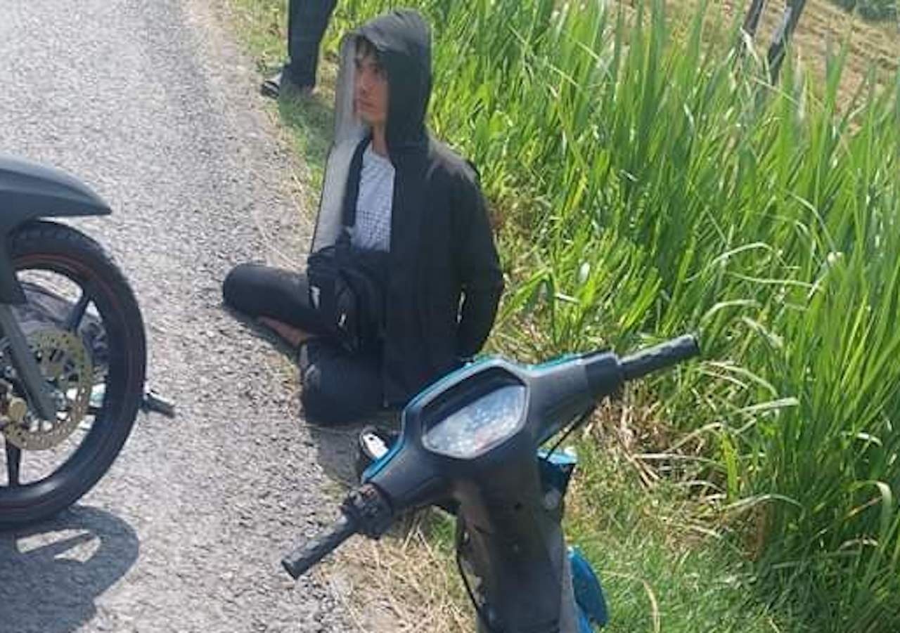 vinh long doi tuong cuop xe may bi bat chi sau 30 phut gay an