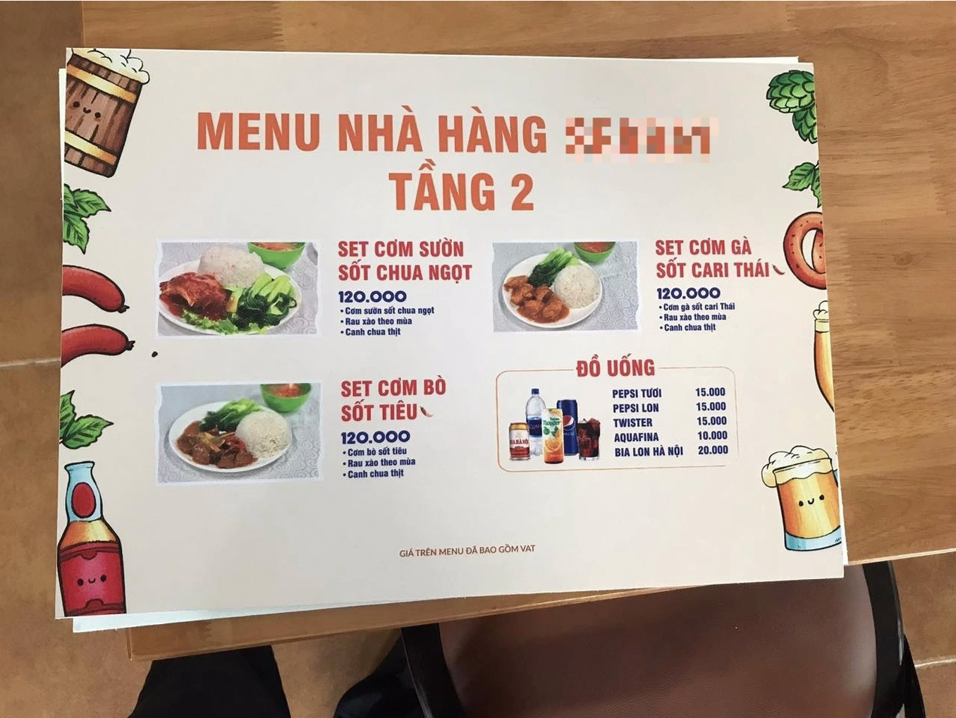 khach phan nan suat com 120000 dong chi co 1 mieng suon thien duong bao son noi gi khach phan nan suat com 120000 dong chi co 1 mieng suon thien duong bao son noi gi