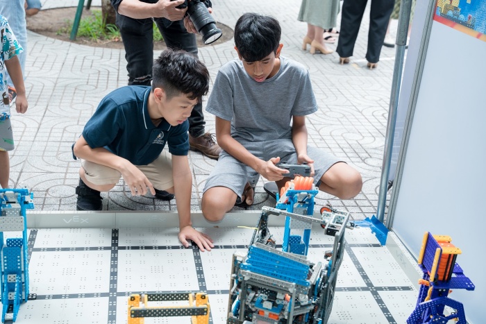 ngay hoi khoa hoc stem x station cot moc truong thanh tai nang cua hoc sinh vinschool1