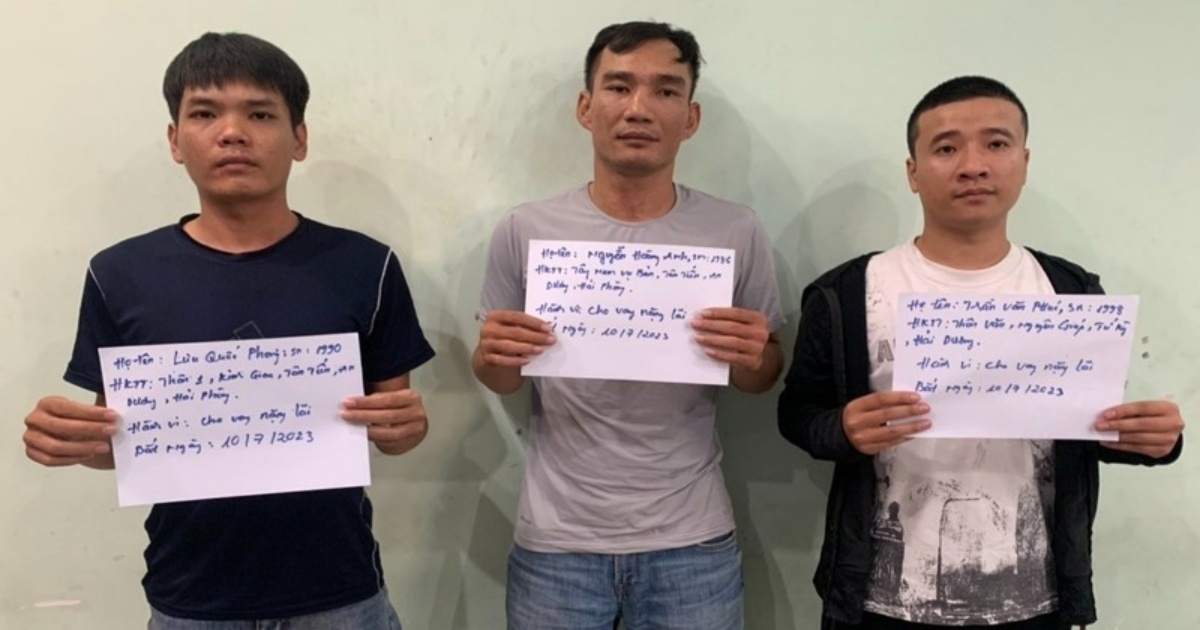 tam giu hinh su 3 doi tuong cho vay nang lai den 432 nam tam giu hinh su 3 doi tuong cho vay nang lai den 432 nam