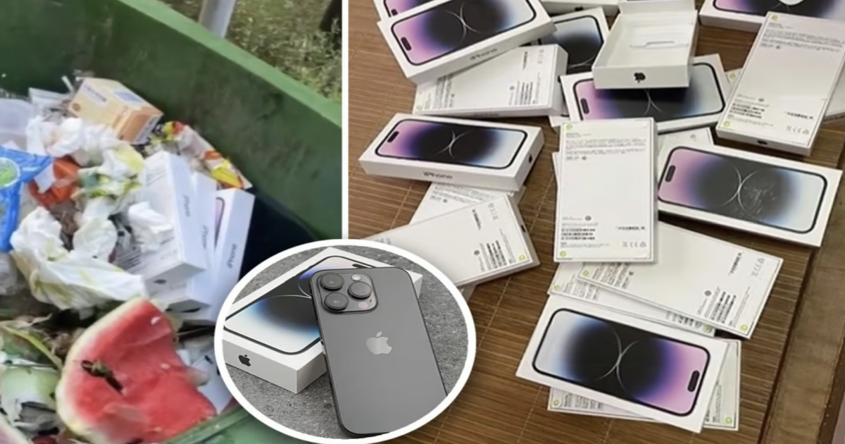 hai chi em bat ngo phat hien 30 chiec iphone 14 pro moi tinh trong thung rac hai chi em bat ngo phat hien 30 chiec iphone 14 pro moi tinh trong thung rac