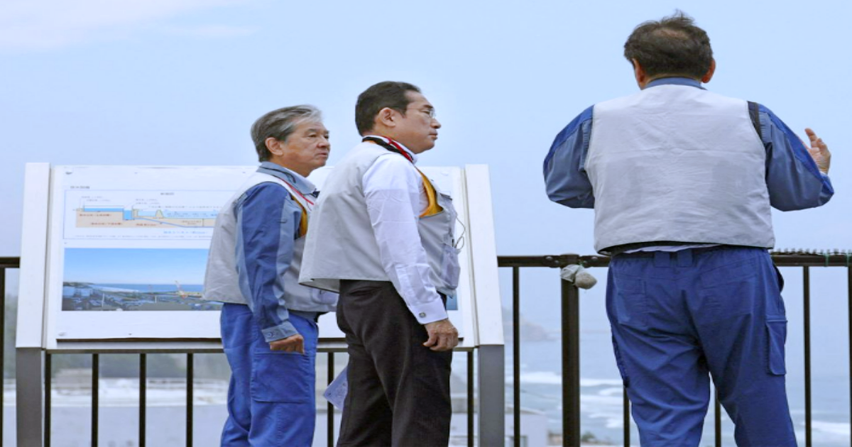 nhat ban an dinh ngay xa nuoc thai tu nha may dien hat nhan fukushima i ra bien