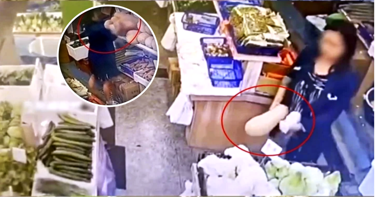 nhan vien sieu thi choang vang truoc man giau do kho tin cua nu khach hang1
