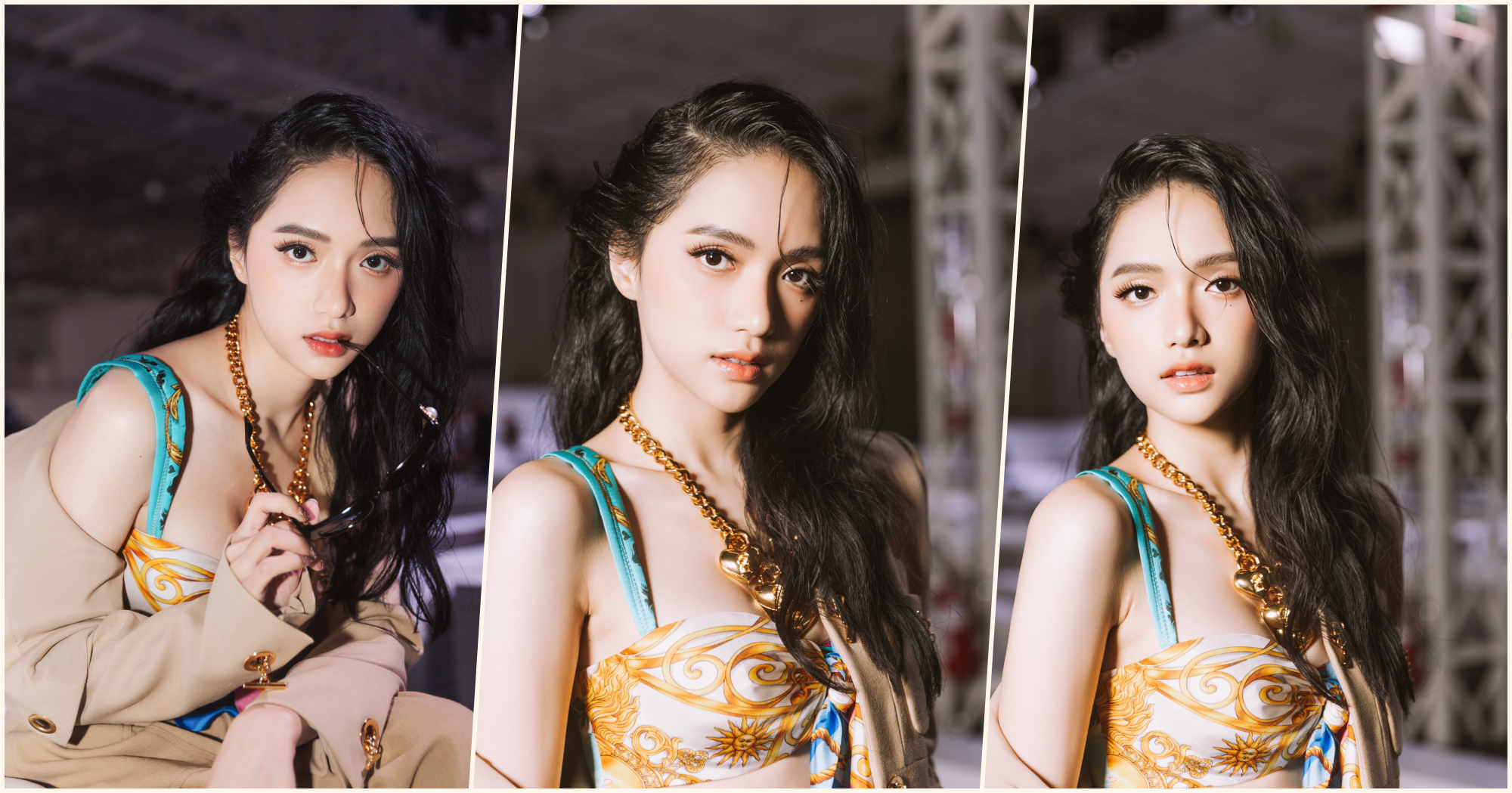 hoa hau huong giang do sac cung ngu thu han pia wurtzbach tai milan fashion week hoa hau huong giang do sac cung ngu thu han pia wurtzbach tai milan fashion week