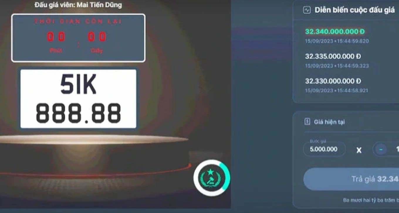 vi sao bien so xe 51k 88888 trung dau gia hon 32 ty dong duoc dau gia lai1 vi sao bien so xe 51k 88888 trung dau gia hon 32 ty dong duoc dau gia lai1