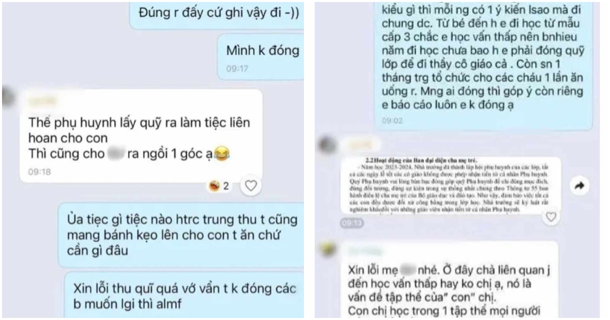 tinh tiet nong vu me phan doi dong 400 000 dong tien quy lop con bi doa cho ra ria 9 tinh tiet nong vu me phan doi dong 400 000 dong tien quy lop con bi doa cho ra ria 9