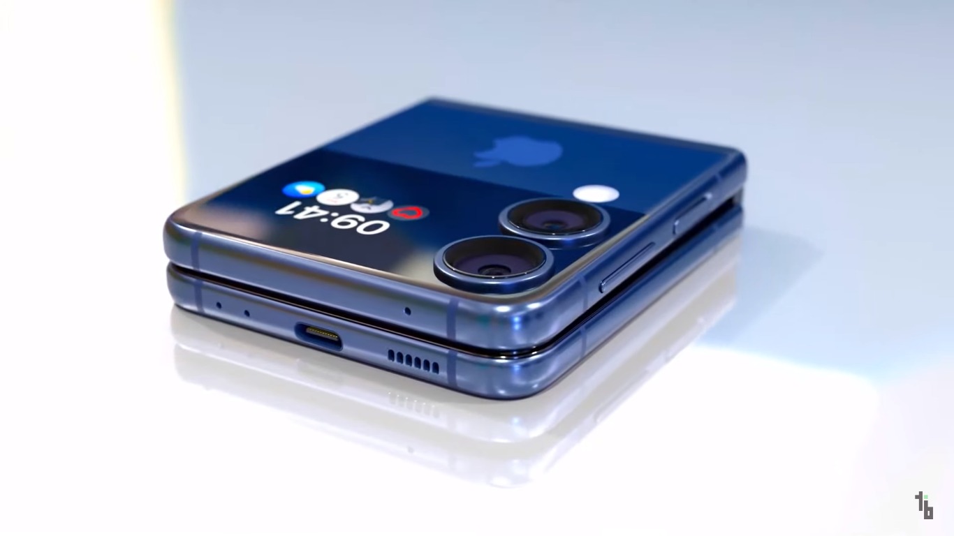me man truoc concept iphone 16 flip mau xanh duong tuyet dep1 me man truoc concept iphone 16 flip mau xanh duong tuyet dep1