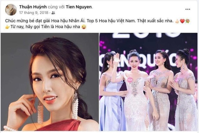 hoa hau thuy tien phan ung ra sao khi bi reo ten vi anh chup chung cung tu ong huynh thanh thuan1
