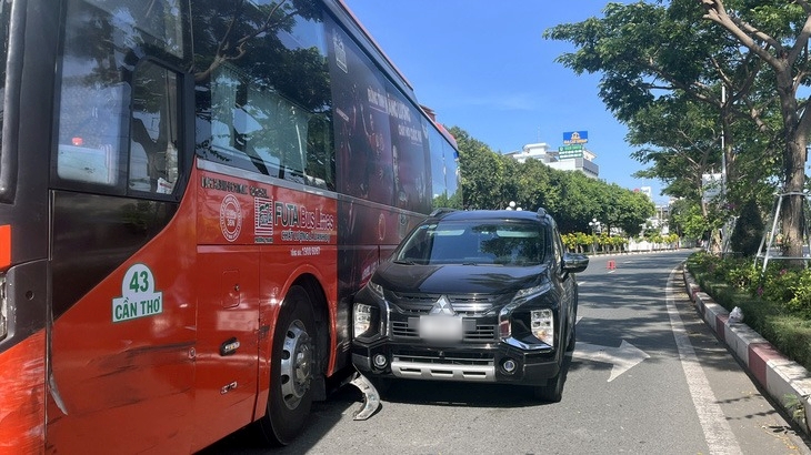 hien truong vu tai nan lien hoan giua 5 o to tai ba ria vung tau3