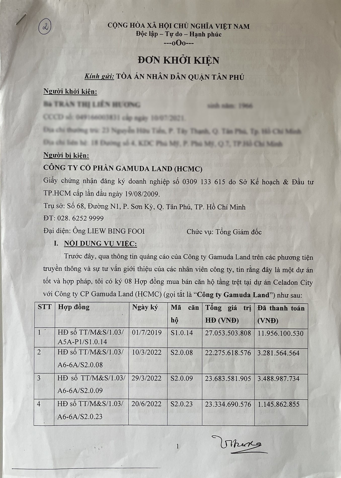 cong ty gamuda land bi kien doi tien vi ban nha khi chua du dieu kien3