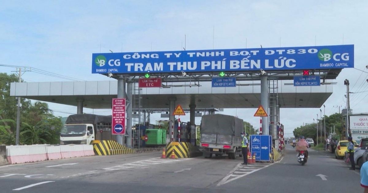 dieu chinh phi dich vu su dung duong bo du an bot duong tinh 830 ve muc ban dau