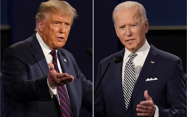 bau cu tong thong my 2024 ong trump duoc danh gia cao hon ong biden trong cuoc tham do moi