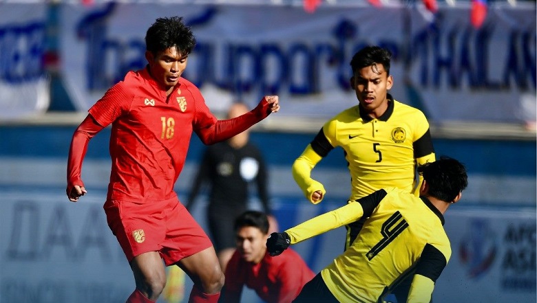 malaysia vao vck u23 chau a thai lan nguy co lon bi loai