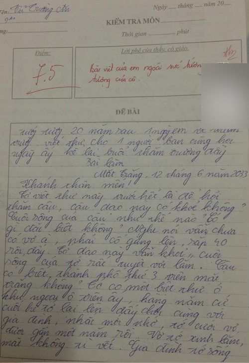 bai van ve tuong lai 1 bai van ve tuong lai 1