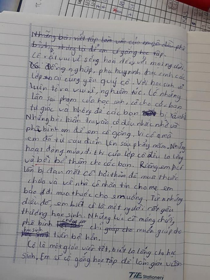 bai van ta co giao cua hoc sinh lop 7 2