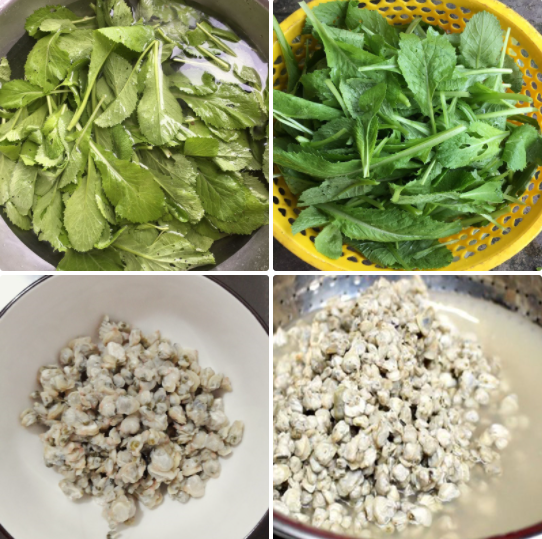 canh hen nau rau cai 1