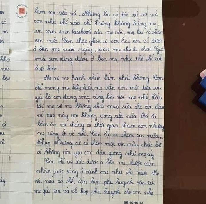 buc thu cua be gai lop 5 3