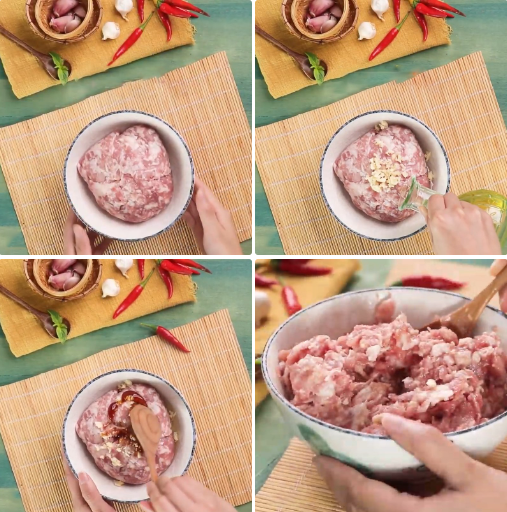 thit bam xao la que 1