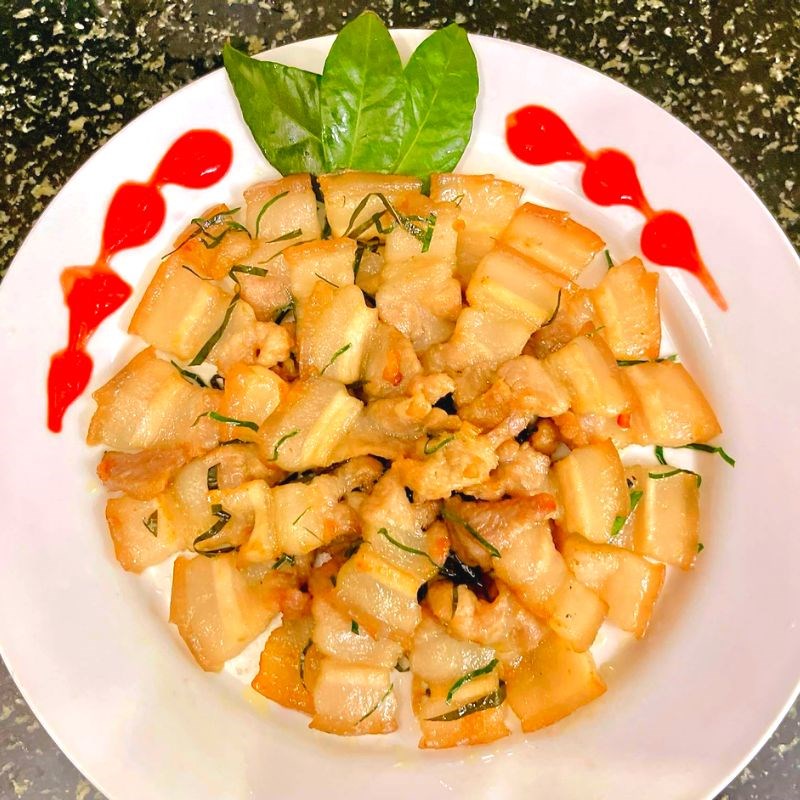 thit lon xao la moc mat 3 thit lon xao la moc mat 3