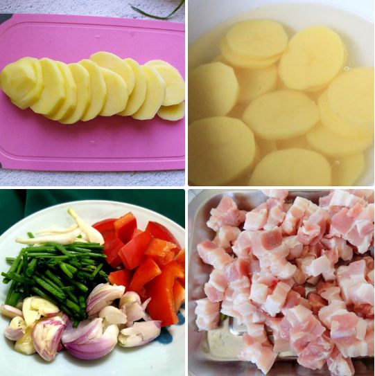 khoai tay kho thit 1