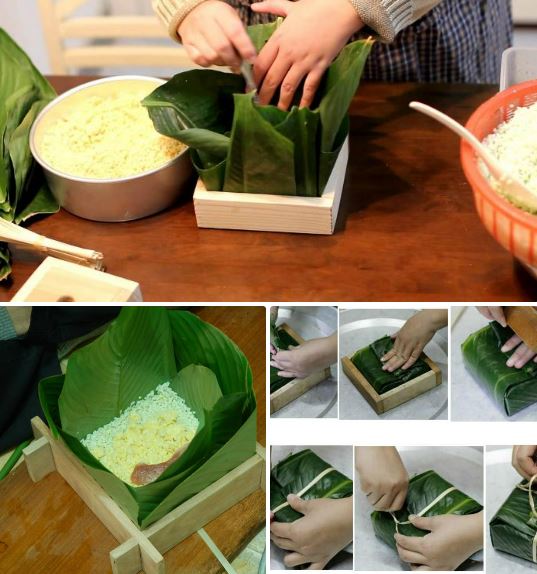 cach goi banh chung 3