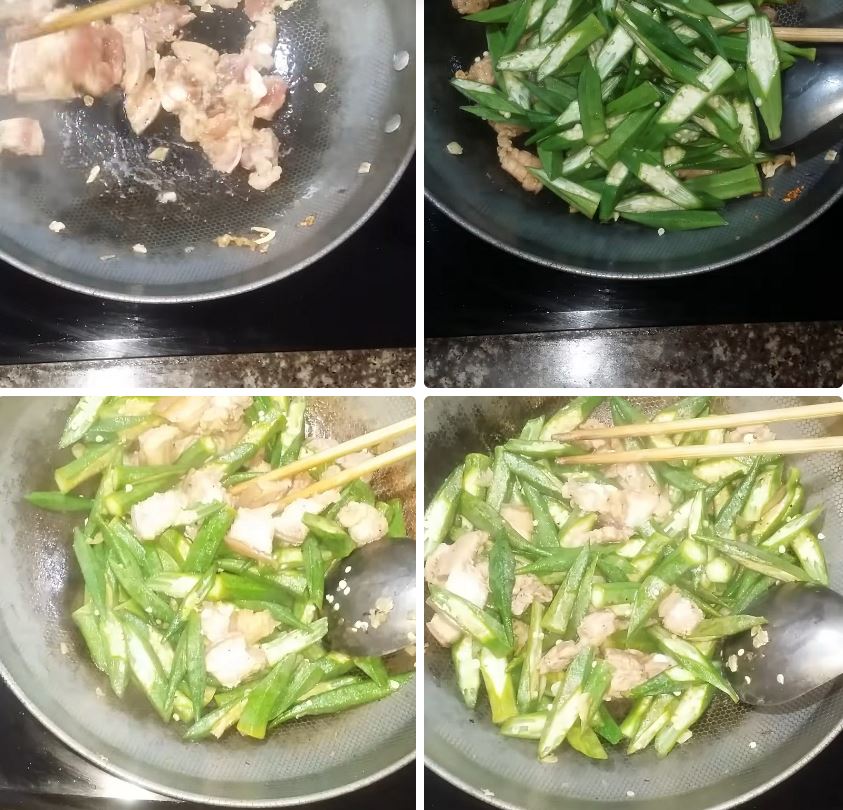 thit ba chi xao dau bap 4