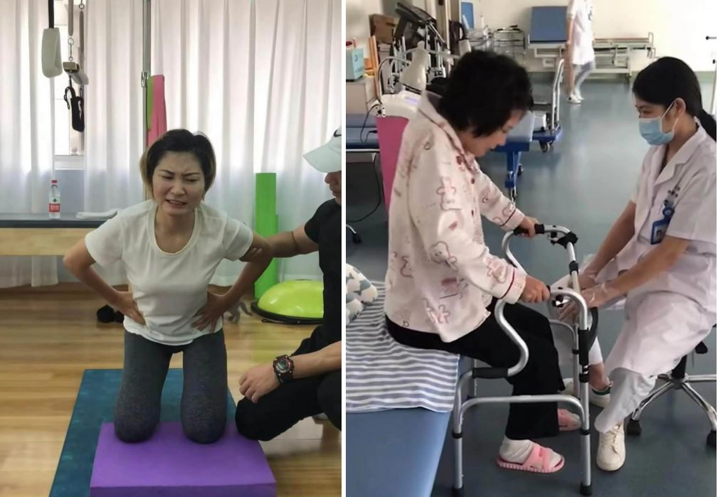 nguoi vo trung quoc bi chong day xuong vach da 2