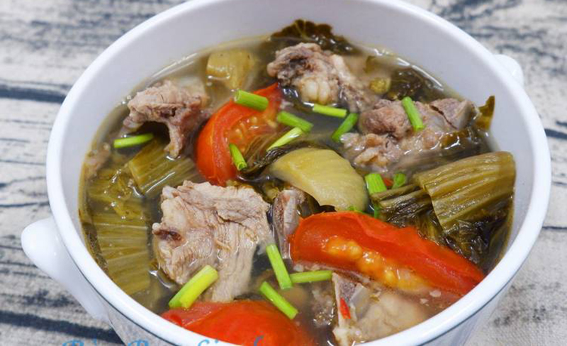 canh suon dua chua 4 canh suon dua chua 4