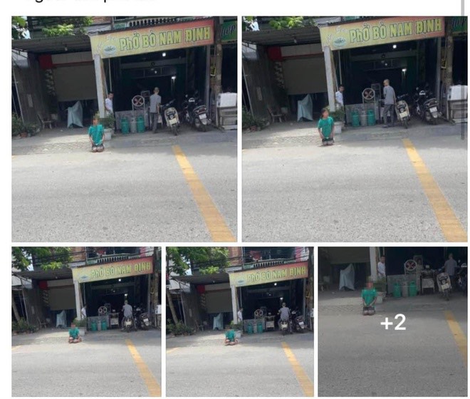 hai duong xac minh hinh anh be gai bi bat quy giua trua nang truoc quan pho 