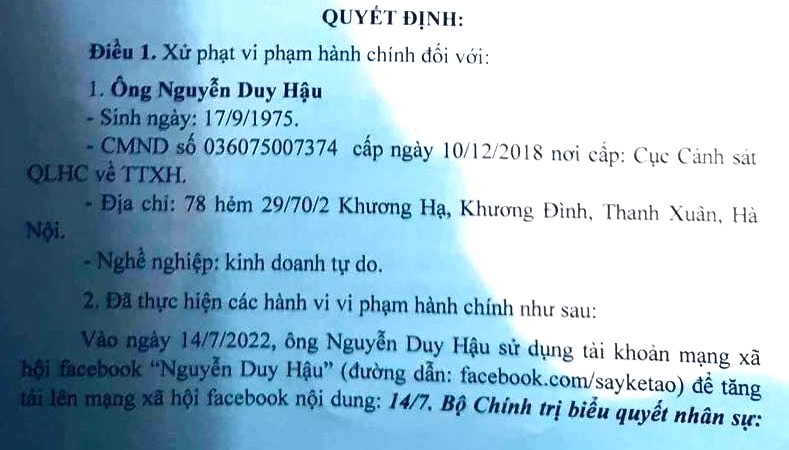 phat 7 5 trieu dong doi voi nguoi dan ong tung tin sai su that ky luat 3 lanh dao cap cao phat 7 5 trieu dong doi voi nguoi dan ong tung tin sai su that ky luat 3 lanh dao cap cao