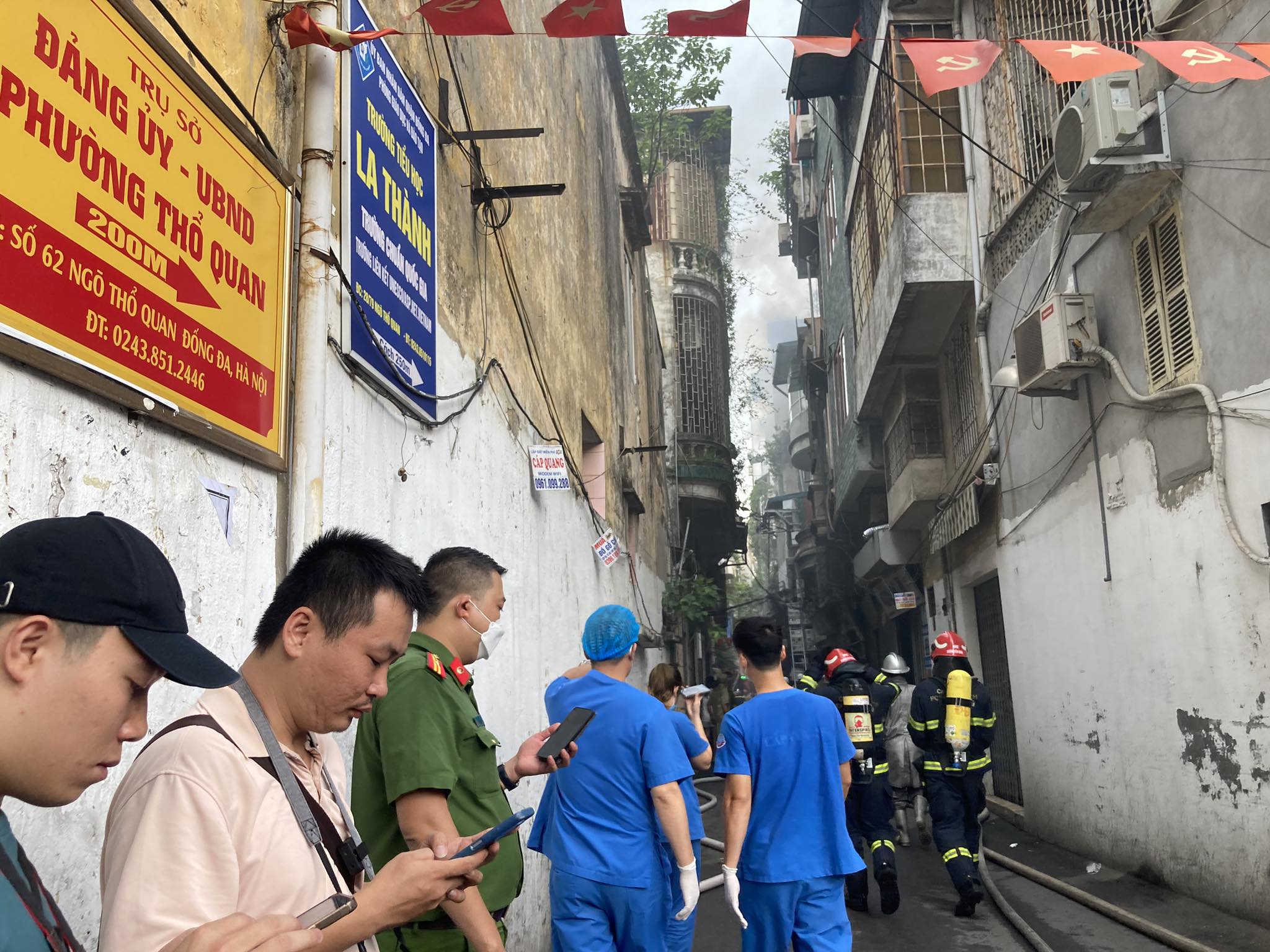 hien truong vu chay nha 4 tang tren pho kham thien 3 nguoi tu vong2