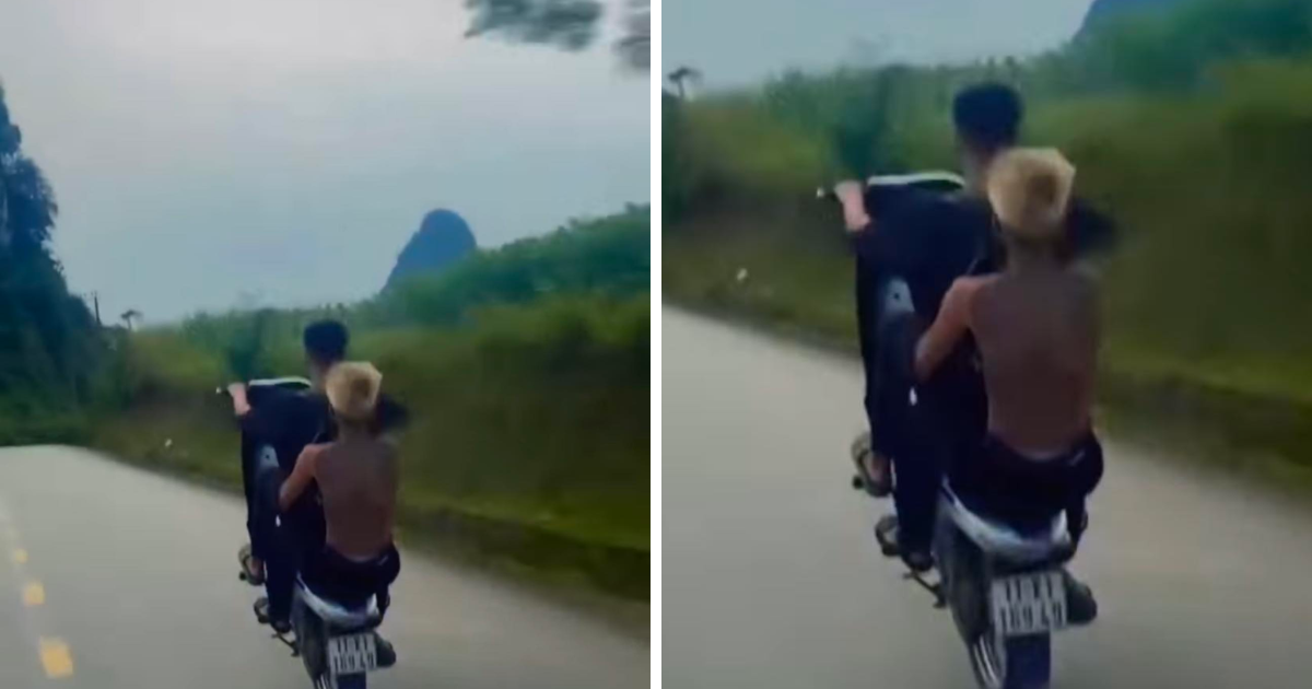 xu ly vu 2 hoc sinh di xe may boc dau roi khoe len mang o cao bang