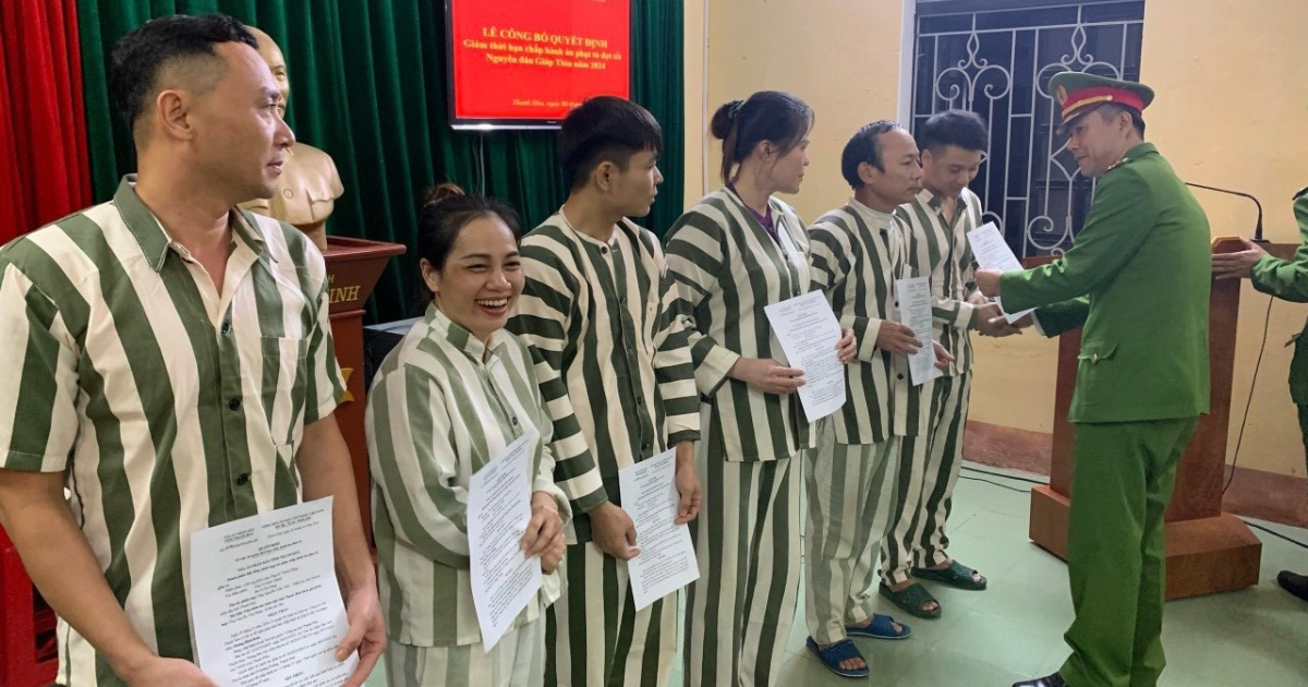 32 pham nhan duoc giam an phat tu nhan dip tet nguyen dan 32 pham nhan duoc giam an phat tu nhan dip tet nguyen dan