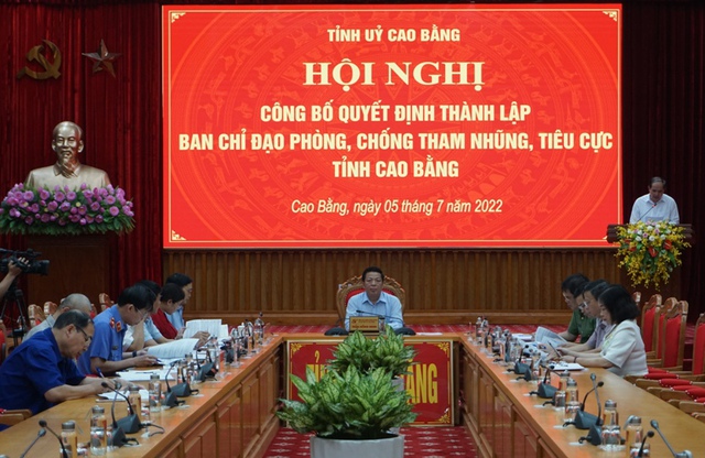 cao bang nghe an thanh lap ban chi dao phong chong tham nhung tieu cuc 1