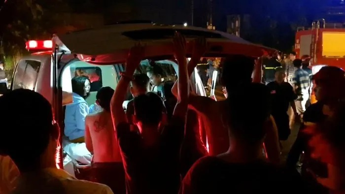 hien truong vu chay quan karaoke kinh hoang o binh duong nhieu nguoi chet 9