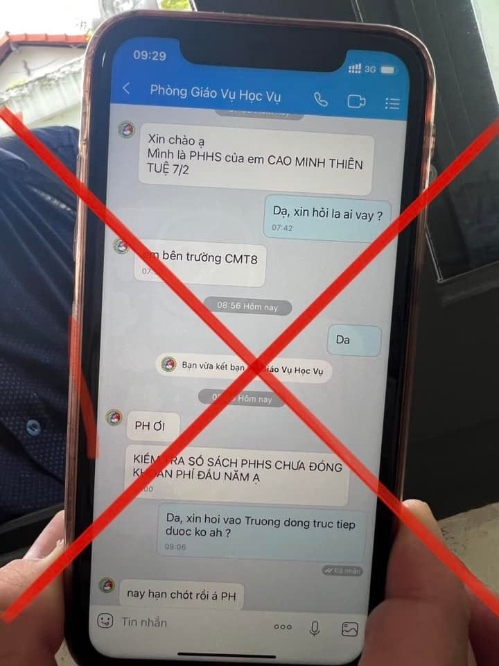 cong an canh bao phu huynh ve tin nhan lua dao dong hoc phi cong an canh bao phu huynh ve tin nhan lua dao dong hoc phi