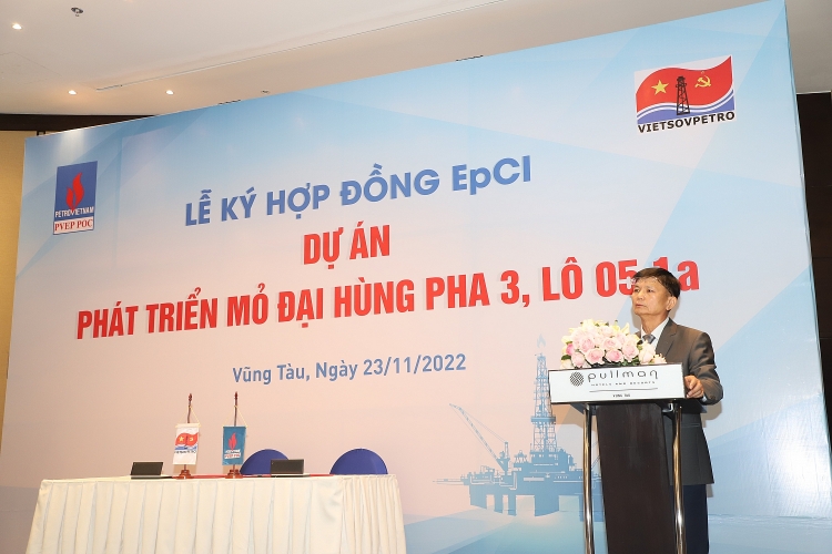 pvep poc va vietsovpetro to chuc le ky ket hop dong epci du an phat trien mo dai hung pha 3 lo 05 1a pvep poc va vietsovpetro to chuc le ky ket hop dong epci du an phat trien mo dai hung pha 3 lo 05 1a