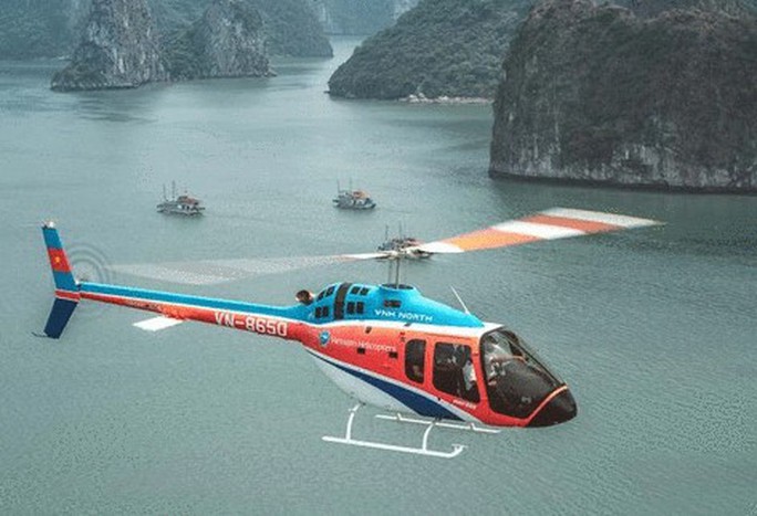 tour bay truc thang bell 505 ngam vinh ha long gia bao nhieu 