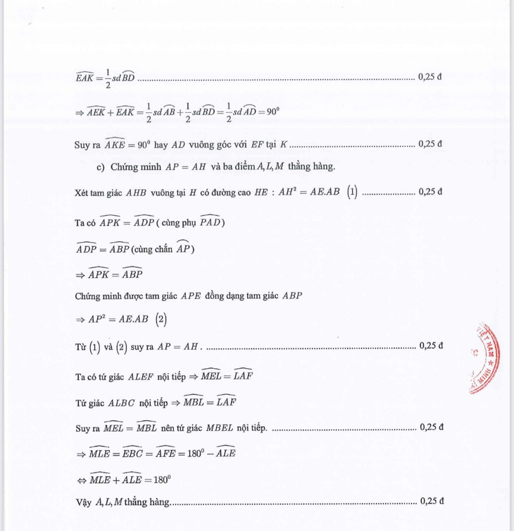 cong bo dap an chinh thuc 3 mon thi lop 10 tai tp hcm 9 4 cong bo dap an chinh thuc 3 mon thi lop 10 tai tp hcm 9 4
