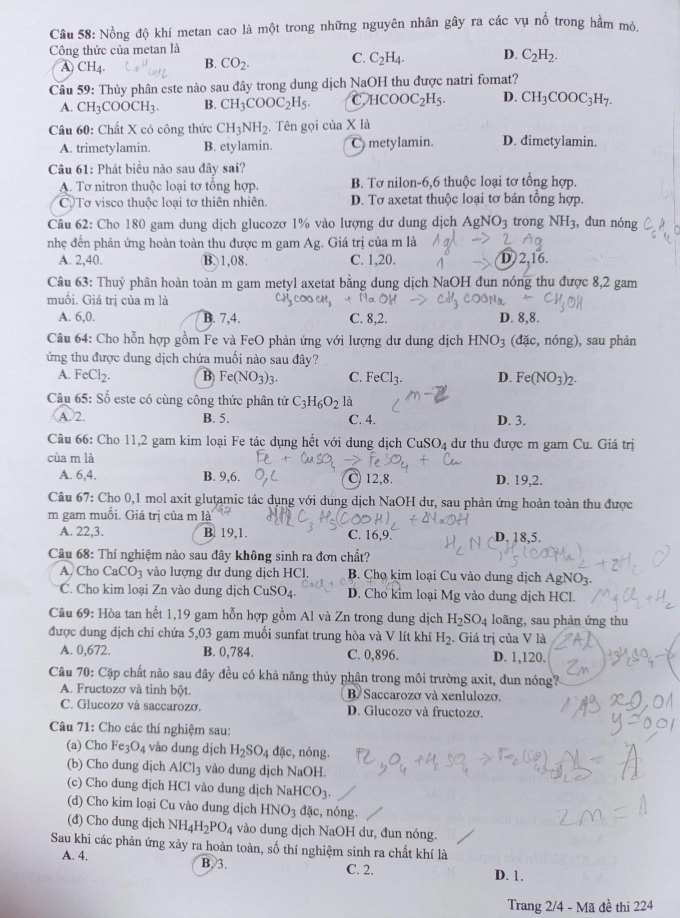 dap an de thi mon khtn vat ly hoa hoc sinh hoc ma de 201 tot nghiep thpt 2023 2 dap an de thi mon khtn vat ly hoa hoc sinh hoc ma de 201 tot nghiep thpt 2023 2