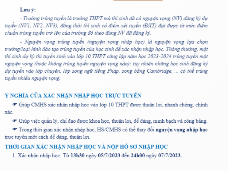 trung tuyen vao lop 10 thi sinh o ha noi nhap hoc nhu the nao 2 trung tuyen vao lop 10 thi sinh o ha noi nhap hoc nhu the nao 2