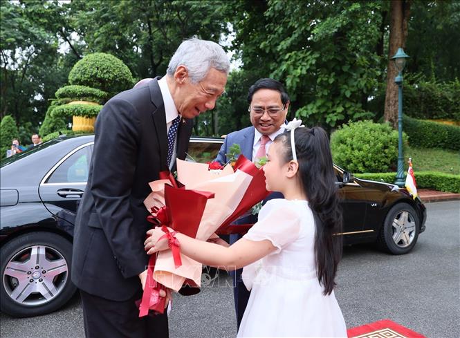 thu tuong pham minh chinh chu tri le don thu tuong singapore ly hien long 2 thu tuong pham minh chinh chu tri le don thu tuong singapore ly hien long 2
