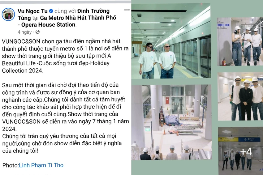 so vh tt tp hcm khong chap thuan to chuc show thoi trang tai ga metro so 1