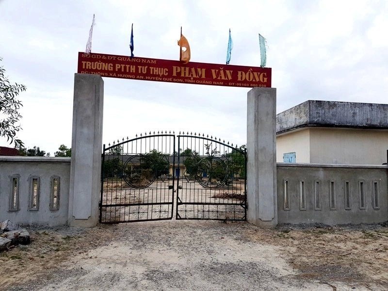 vu mot truong thp o quang nam bi giai the vi 5 namkhong co hoc sinh giam doc so noi gi