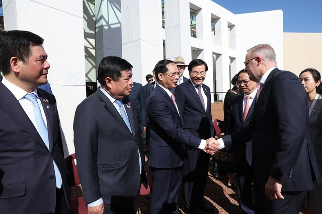 le don thu tuong pham minh chinh tham chinh thuc australia theo nghi thuc trong the nhat 9 1 le don thu tuong pham minh chinh tham chinh thuc australia theo nghi thuc trong the nhat 9 1
