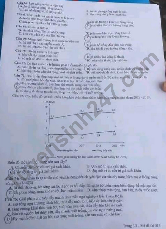 dap an goi y de thi mon khoa hoc xa hoi lich su dia ly gdcd ma de 313 tot nghiep thpt 2023 moi nhat chinh xac nhat4 dap an goi y de thi mon khoa hoc xa hoi lich su dia ly gdcd ma de 313 tot nghiep thpt 2023 moi nhat chinh xac nhat4