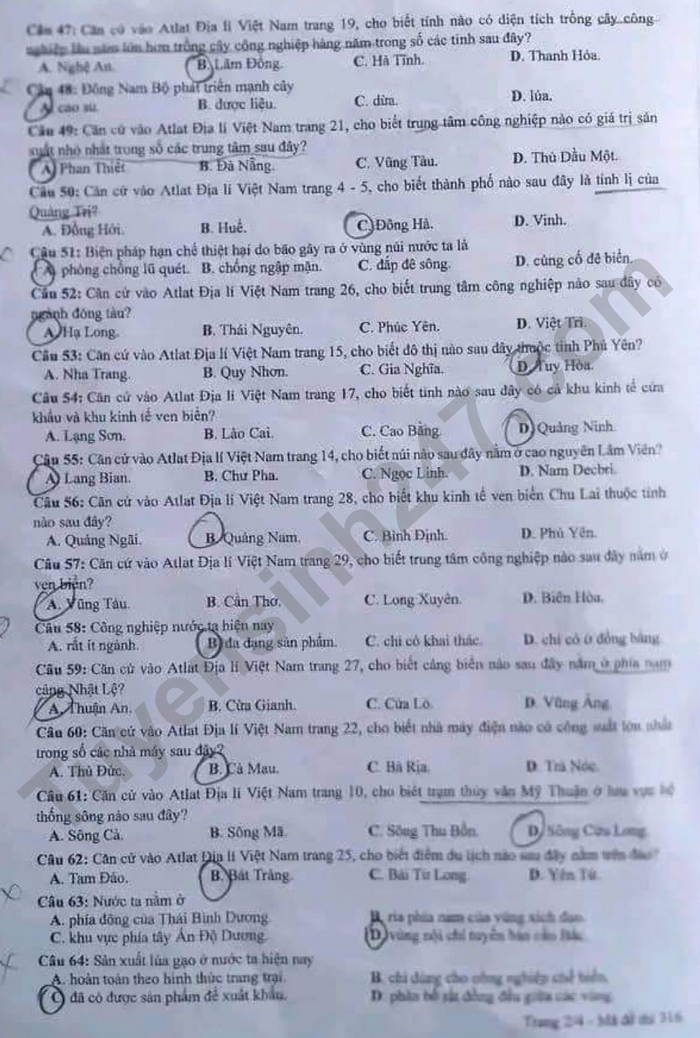dap an goi y de thi mon khoa hoc xa hoi lich su dia ly gdcd ma de 316 tot nghiep thpt 2023 moi nhat chinh xac nhat6 dap an goi y de thi mon khoa hoc xa hoi lich su dia ly gdcd ma de 316 tot nghiep thpt 2023 moi nhat chinh xac nhat6